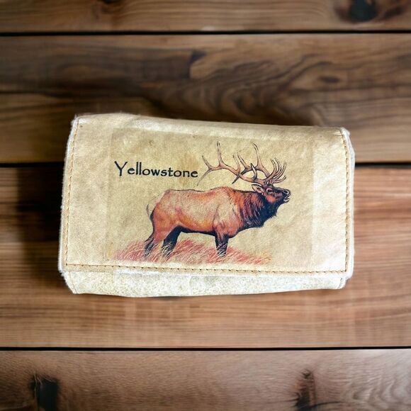 Yellowstone National Park‎ Wallet Unisex Adult Commemorative Vintage - Picture 1 of 9